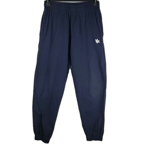 YoungLA 231 Pump Cover Joggers Mens Medium Navy Blue Workout Gym Pants - Picture 1 of 12